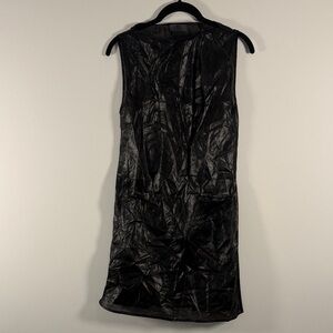 NWT Zara Shimmering Black Mini Dress